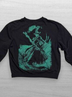 Wicked x Paul Tazewell Elphaba Graphic Crewneck Sweatshirt Black Green XL